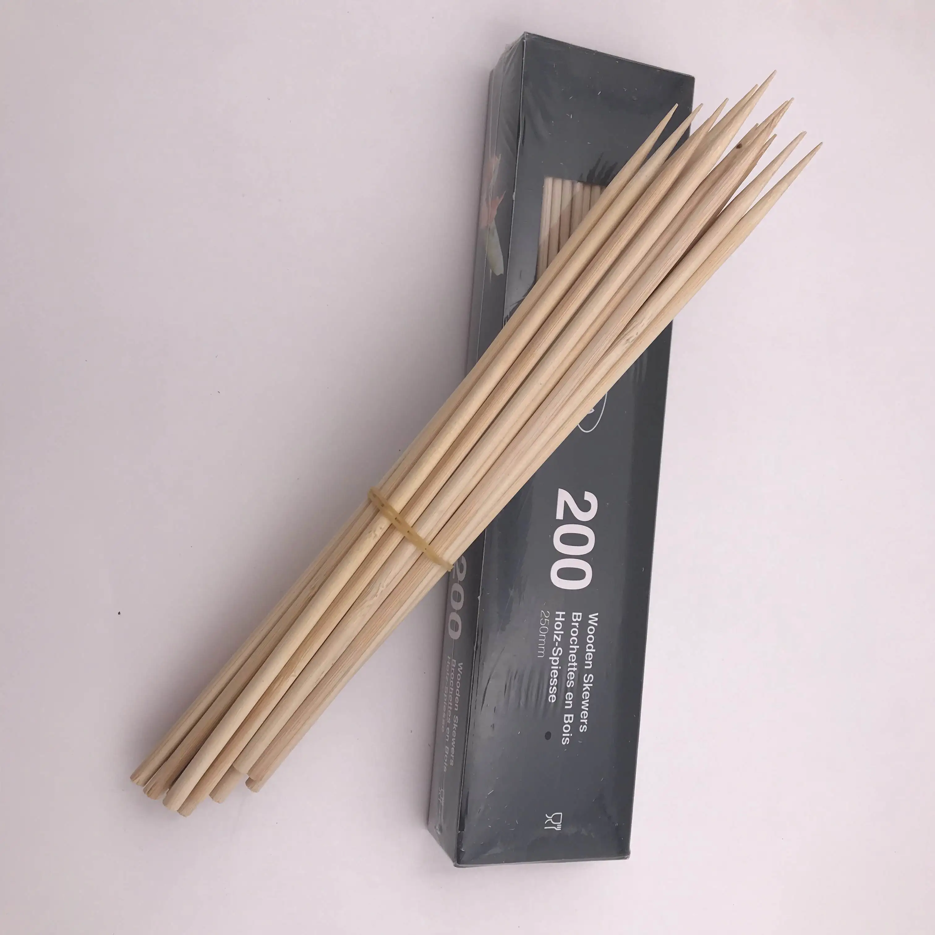 
Wooden Sticks BBQ used Cheap Round Skewer 
