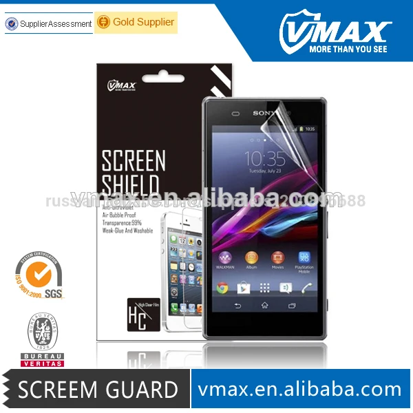 высокое качество матовой защитная пленка для sony xperia z1 l39h цвет/odm службы( анти- блики)