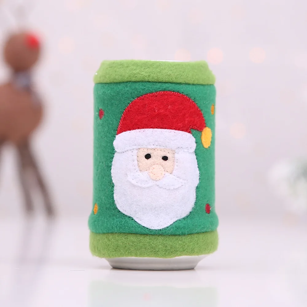 Wholesale Decorative Protective Shell Christmas Wine Bottle Cover Holder Bag