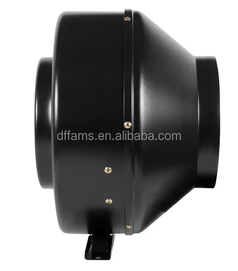8 Inch Duct Inline Fan, 677 CFM, Strong Centrifugal Metal Duct Fan with Built-In Motor Speed Controller