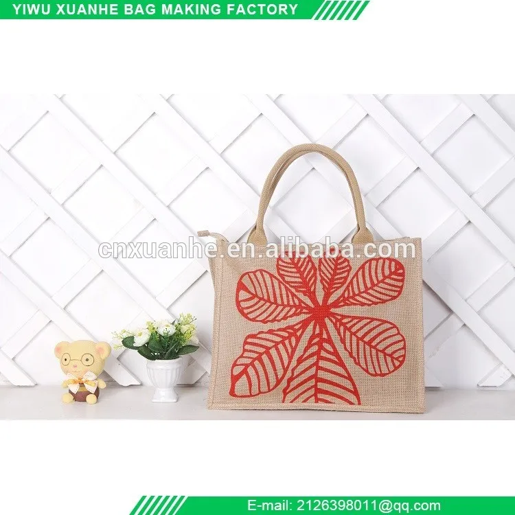 Factory direct sale best price of kitchen OEM factory wholesale jute cosmetic bag burlap