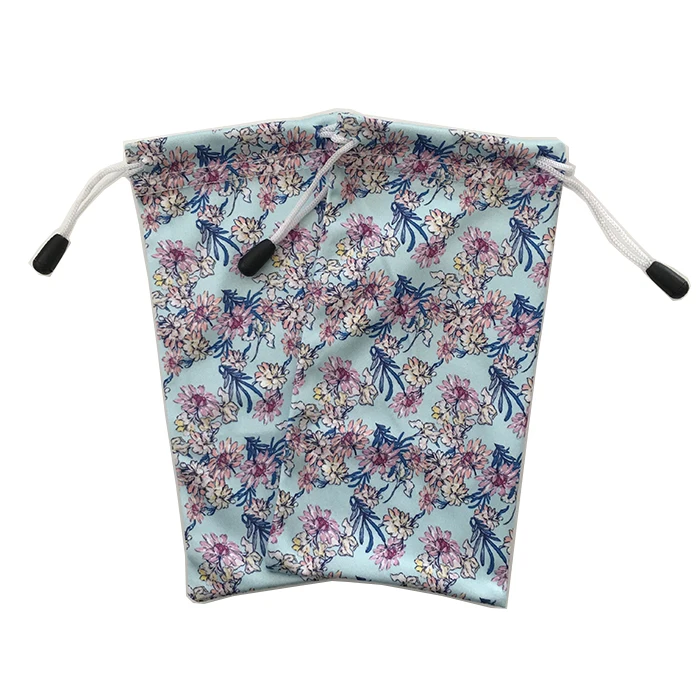Customized size microfiber glasses pouch sun glasses pouch bag