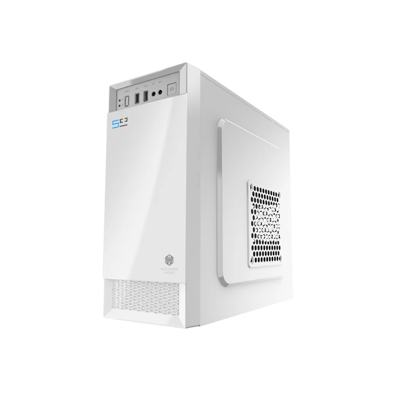 Скромный вид алюминиевый корпус ПК LED Fan инструмент-менее чехол для ноутбука