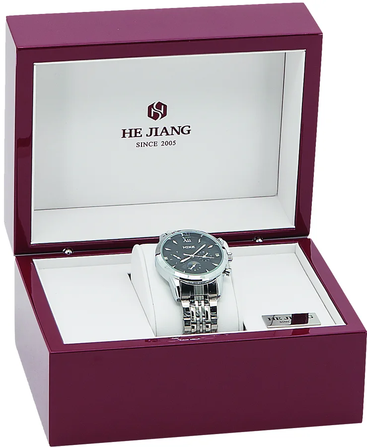 Factory luxury wooden watch box Leather watch box custom logo  watch display box