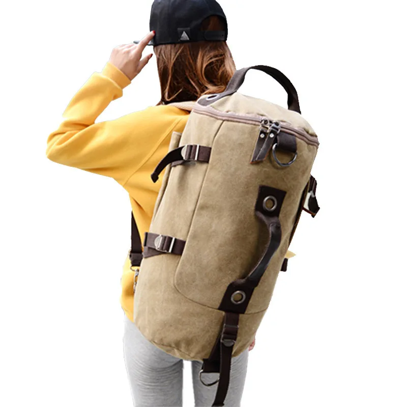 Best Multipurpose Laptop Backpack for Men Women Unisex Canvas Leather Travel Bag Laptop Notebook Diary College Office Corporage