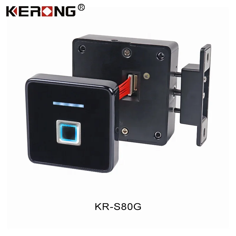KERONG Eletronic Safe Keyless Fingerprint Drawer Cabinet Latching Lock