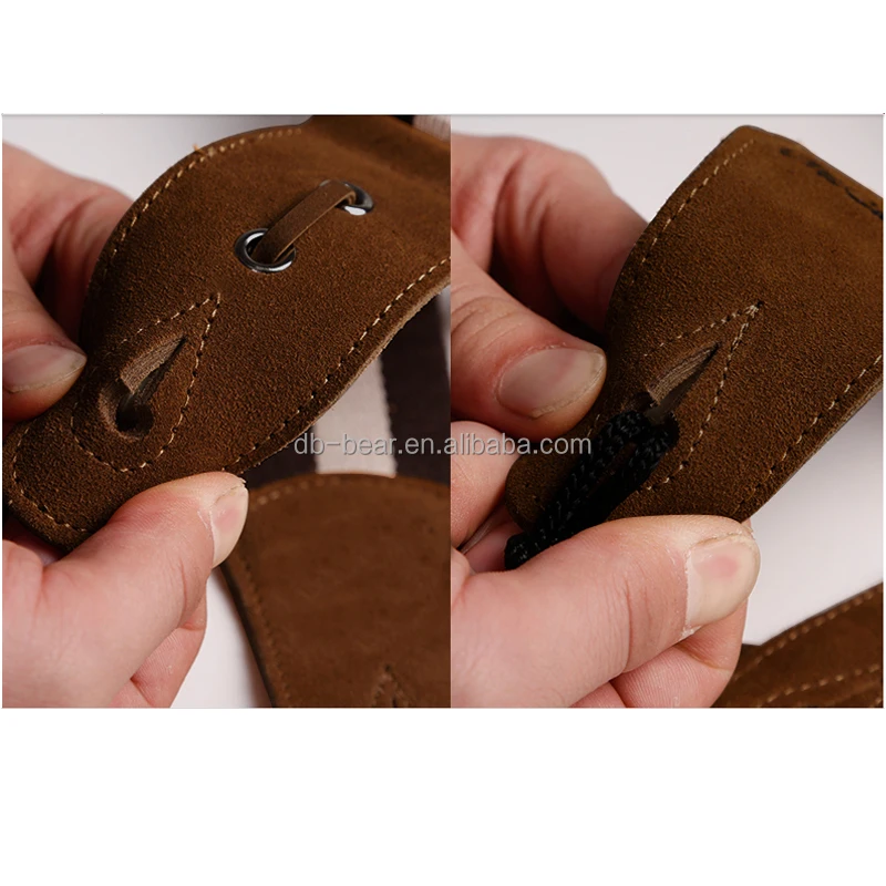 
packaging genuine leather electric bass guitar straps 