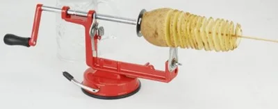 
New Kitchenware Rotating Potato Tower Machine Cut Potato Crisps Machine Potato Tower Crane clips machine 