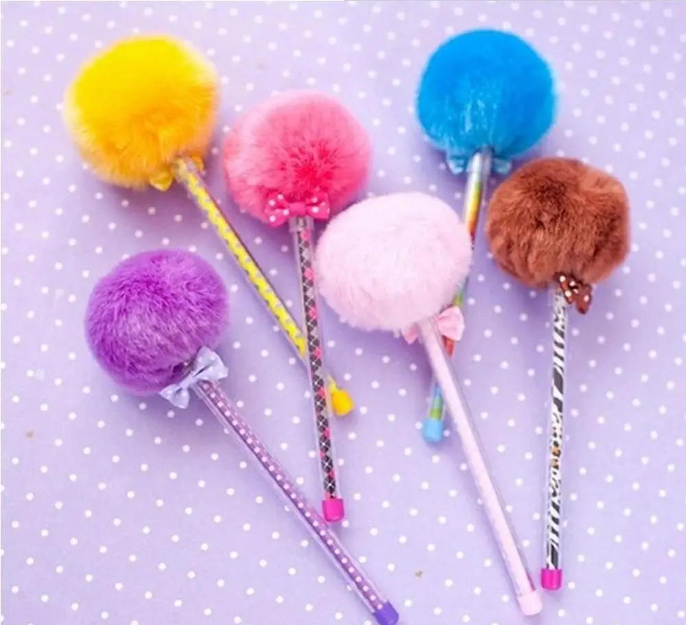 Pretty flower silicon rubber pens school supplies lapiceras kawaii korean cute pen