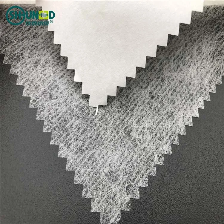 Нетканый плавкий прокладочный термоплавкий клейкий полиамидный PA web со съемной бумагой для одежды/автомобиля/доски для серфинга/кожи