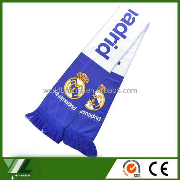 
National football cheering knitting custom scarf 