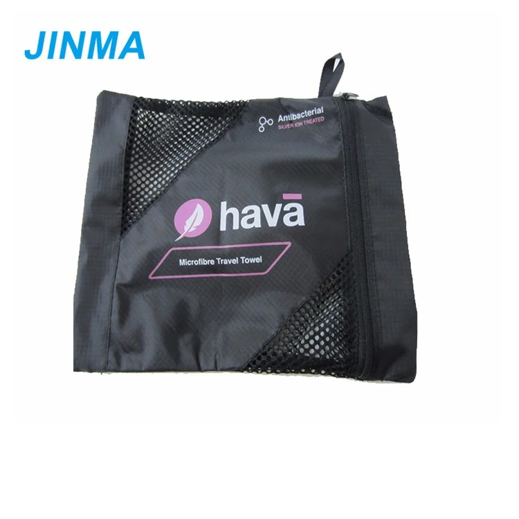 Махровое полотенце из микрофибры для путешествий спортивное с сетчатой сумкой персонализированные спортивные полотенца