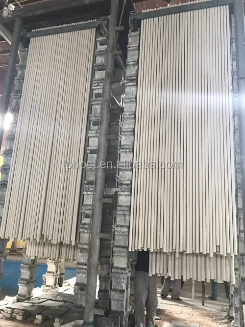 Alumina Extruding process ceramic tube pipe roller