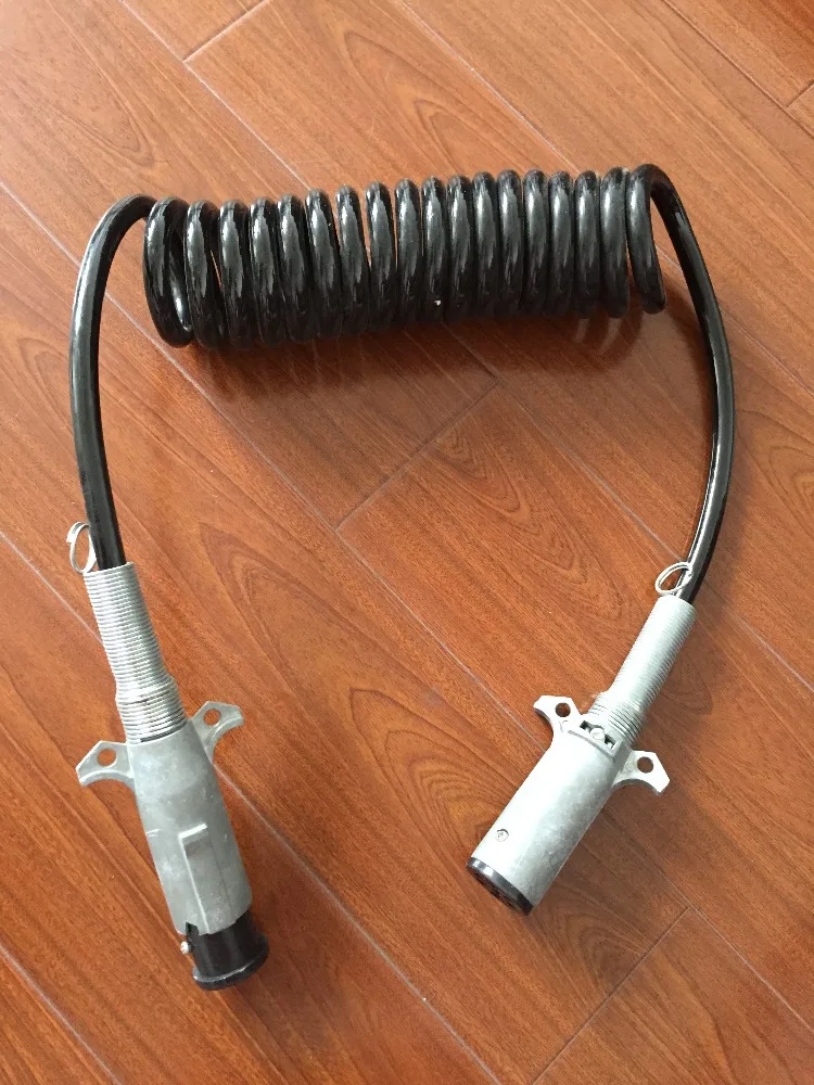 7 контакт. электрическая спираль кабель и провода