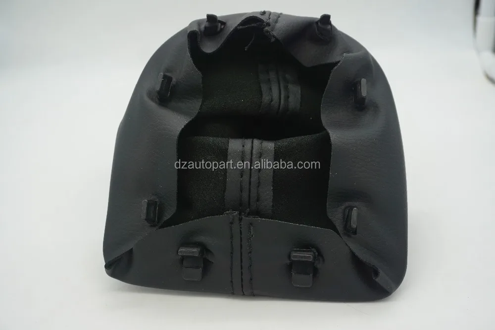 
New 5 Speed Car Gear Shift Knob With pu Leather Boot And Chrome Top Cap For Peugeot 207 307 308 406 