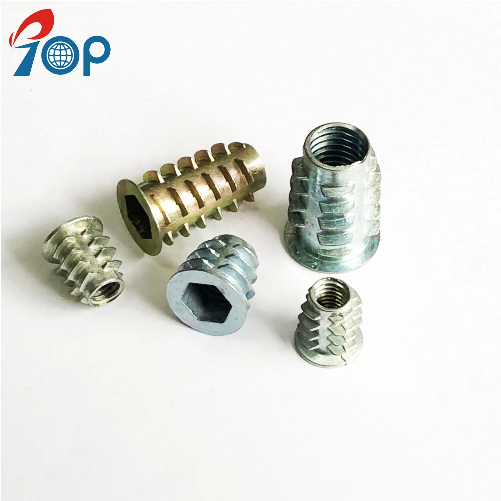 Furniture Hex Drive Head Threaded Insert Nut