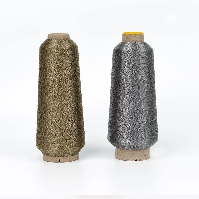 Iridescent Viscose Metallic Yarn for Machine Embroidery