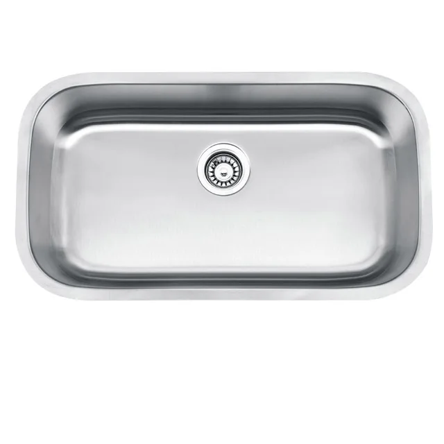 Malaysia stainless steel sink, pressed kitchen sink American style #3218S (single bowl)