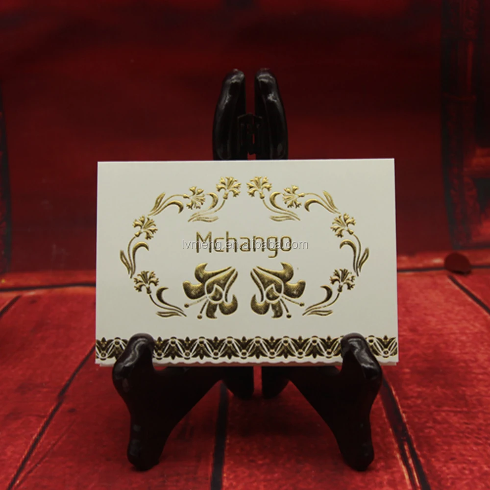 Tanzania MCHANGO paper wedding invitations, MCHANGO wedding cards