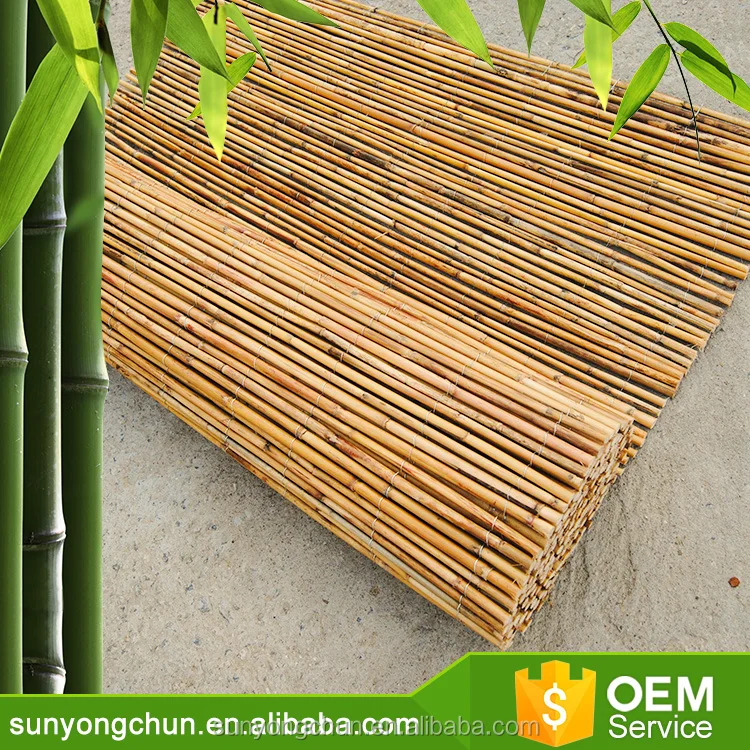 high quality eco-friendly natural decorative rolled reed fence for garden yarm farm
