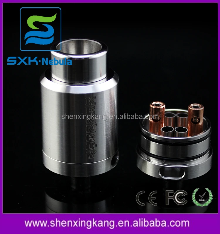 Vape supplier SXK rda atomizer 2 post kennedy 24 rda 1:1 clone from Alibaba China Suppliers