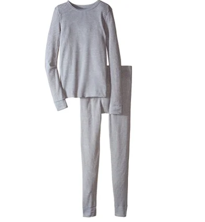 Термобелье вафельное для взрослых и мальчиков с круглым вырезом