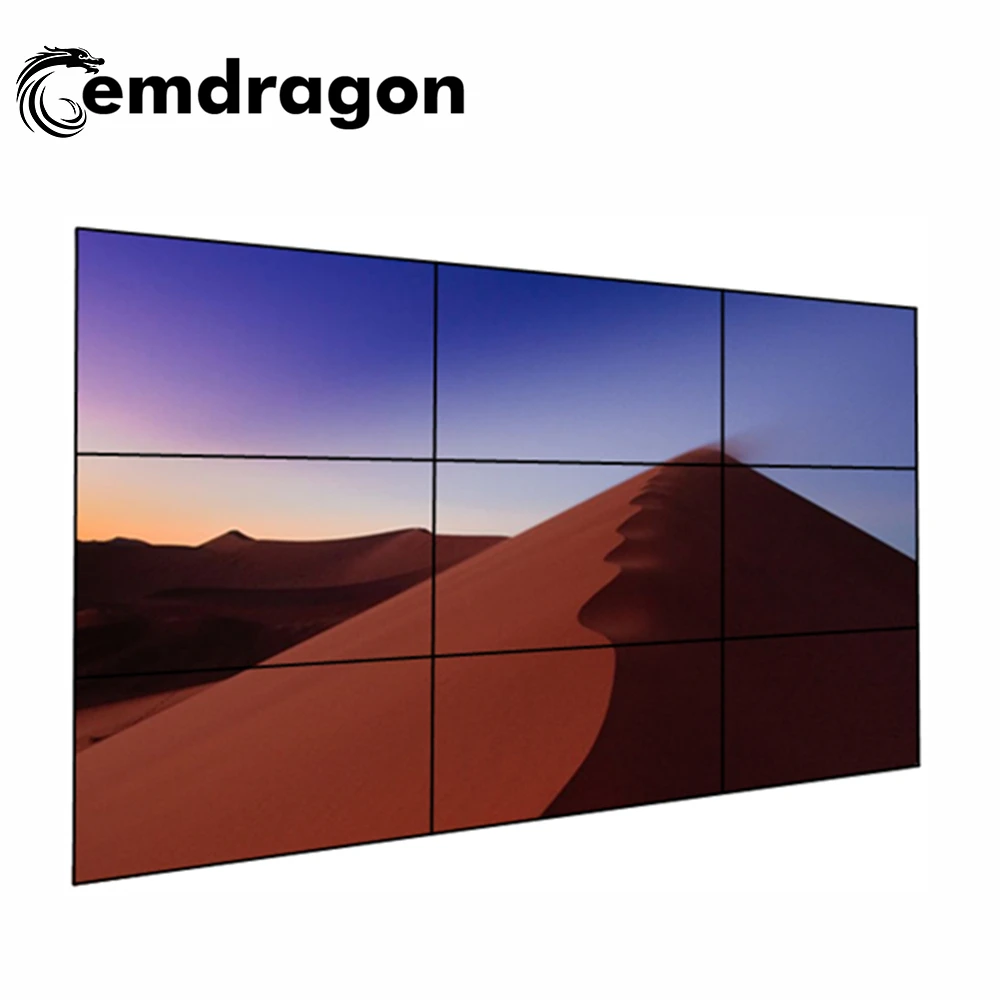 46 дюймов Samsung панель 2X2 3x3 ЖК-экраны дисплей ЖК рекламы Сращивание видео стены экран контроллер