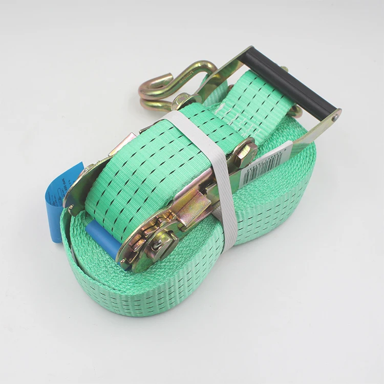 
2inch 50mm 4000-5000kgs Tire Tie Down Tie-down Ratchet Cargo Lashing Belt Ratchet Tie Down Straps With Double J Hooks 
