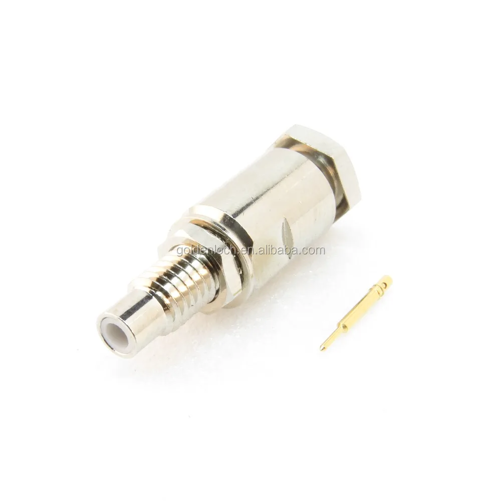 Coaxial SMC Connector Clamp Jack for RG178