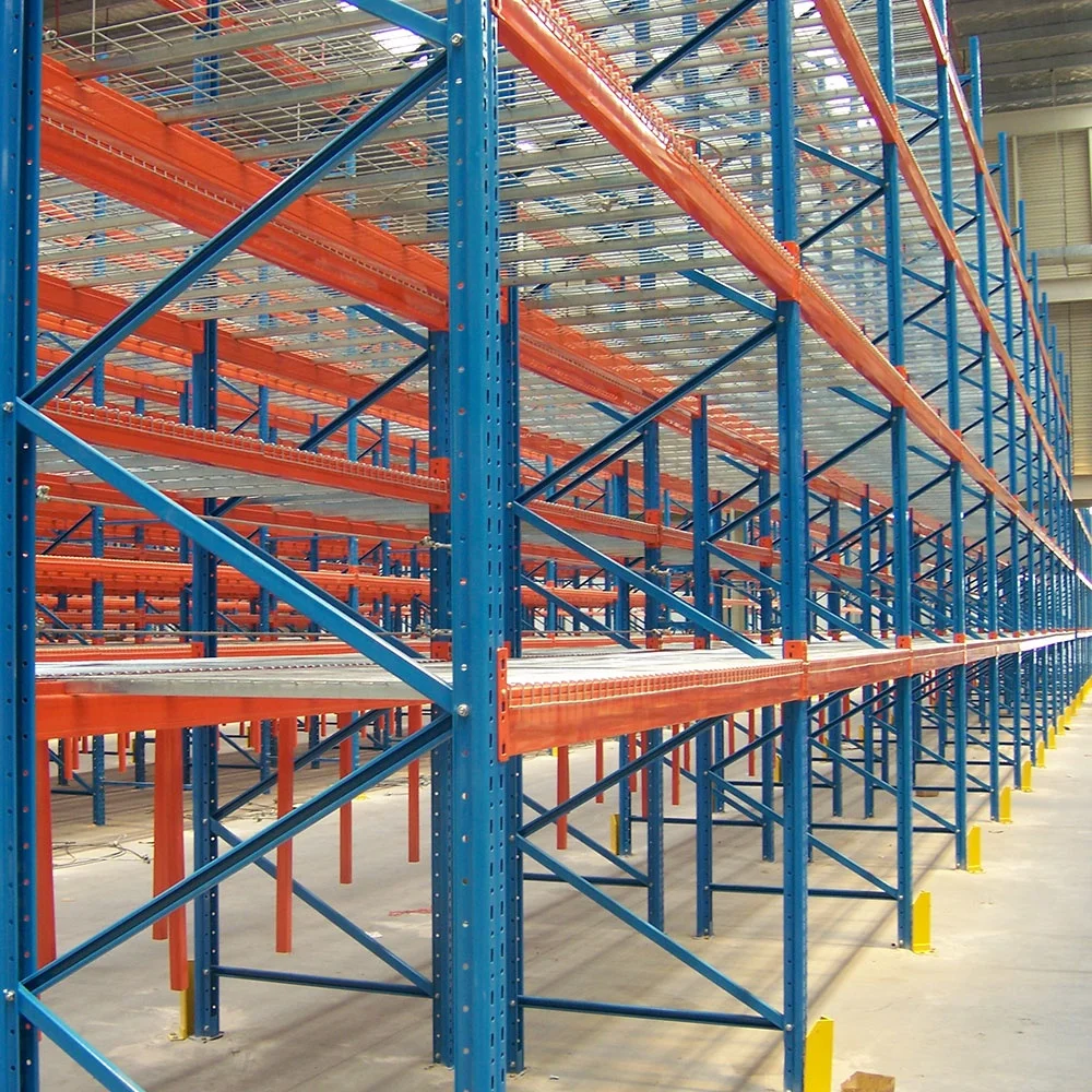 Adjustable heavy duty steel pallet rack for industrial storage