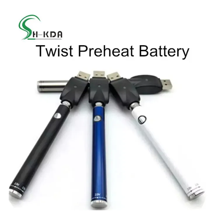 
New CBD vape pen starter kit with preheat 510 thread vape batteries wholesale 