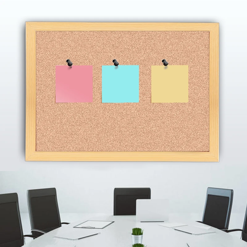 Multi size cork board school office home wood frame cork board pin notice memo soft cork board for bulletin