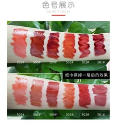 Custom cosmetics Multi-color long lasting OEM  lip gloss waterproof vegan metallic private label glossy  liquid lip tint