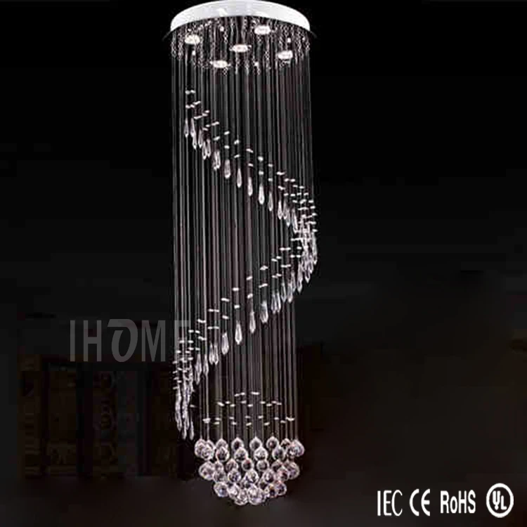 2017 Hot Sale Led Crystal Ceiling Lamp Staircase chandelier wholesale
