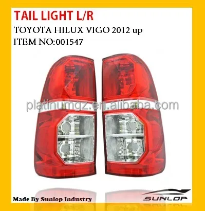 Sunlop hilux vigo 2012 led tail light tail lamp #001547 for hilux vigo 2012 auto lighting systems rear light led
