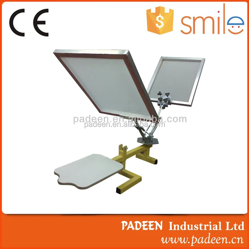 
4 color 2 station t shirt Silk Screen Printing kit DIY easy operation household tool 