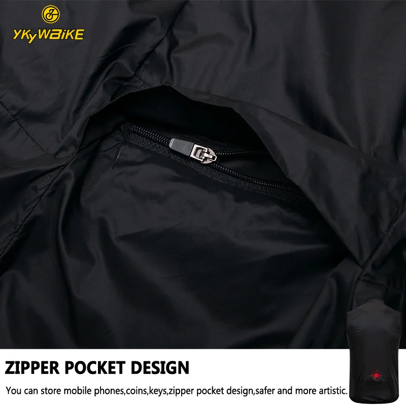 Men Women Windproof  Running Vest MTB Bike Bicycle Reflective Clothing Sleeveless Cycling vest