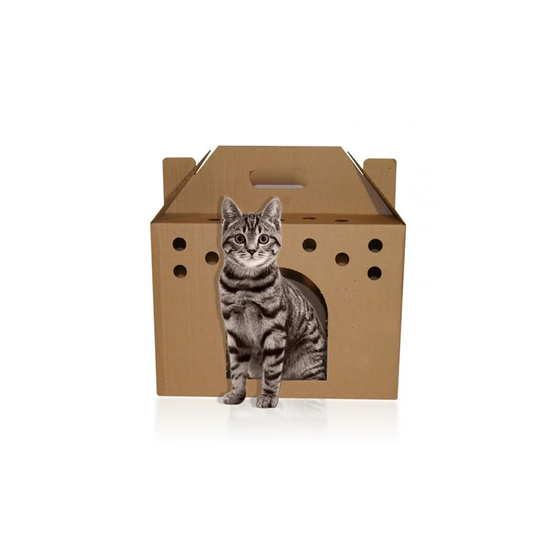High quality pet packaging box pet carrier cardboard box