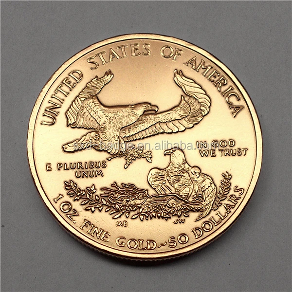 
2018 hot sales 1OZ gold coin American eagles reserve value coin 
