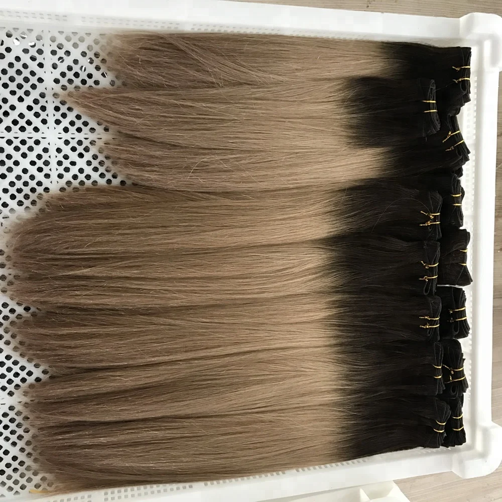Wholesale Factory Virgin Micro Braid Bead Weft Human Remy Hair Extensions