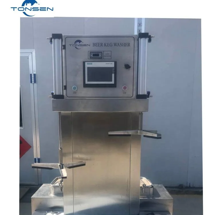 Tonsen Brand One head two head  keg washer  semi-auto beer keg cleaner washer on sale