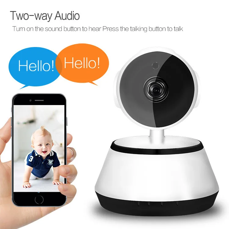 Home Security IP Camera Wireless Smart WiFi Camera WI-FI Audio Record Surveillance Baby Monitor HD Mini CCTV Camera
