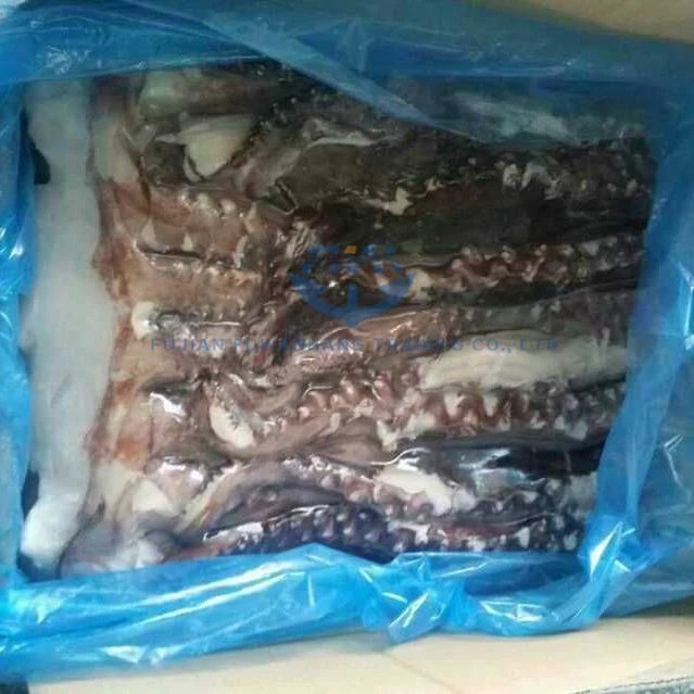 
best seller seafood BQF Frozen Peru Squid Tentacle 