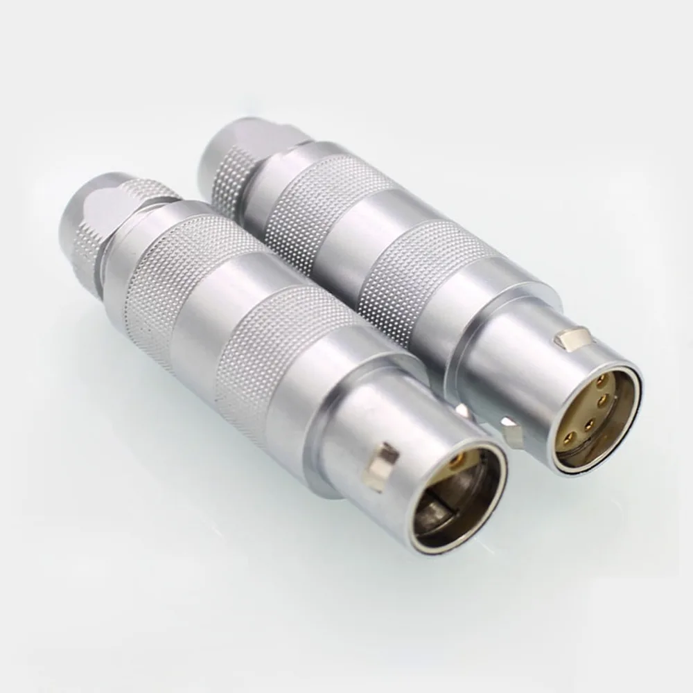 Compatible Metal 00S 0S 1S 2S 2 3 4 5 6 7 8 Pin LEMOs FFA ERA Half Moon Connector