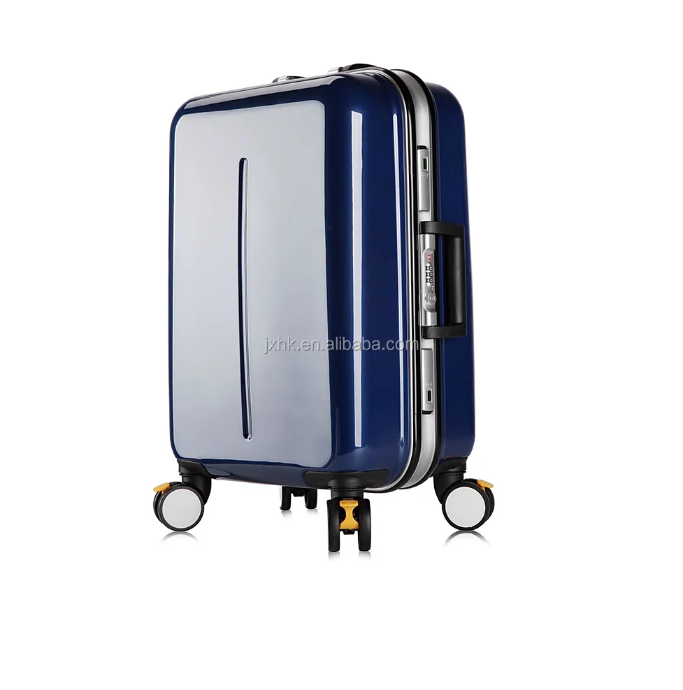 Best Selling PC ABS Travel Trolley Luggage Aluminum Frame Luggage Hard Shell Luxury Luggage Sets