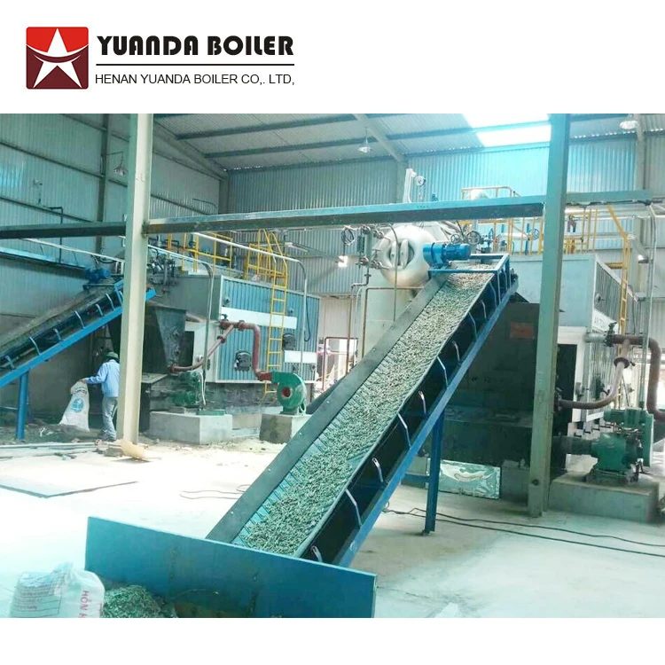 China Industrial Solid fuel wood pellet biomass steam boiler
