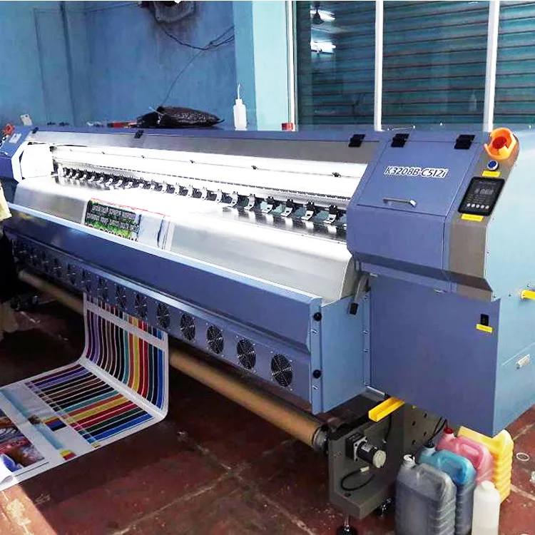 Фабрика 3,2 м широкоформатной печати машина Allwin Konica 512i сольвентный принтер (60688415236)