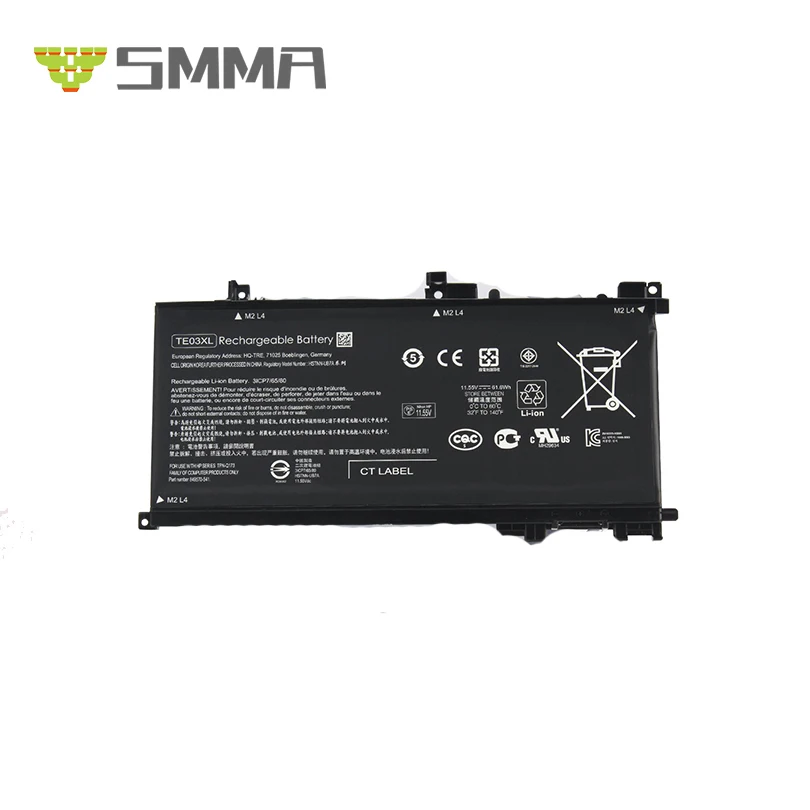 11.55V 5300Mah 61.6Wh TE03XL internal laptop battery for HP Omen 15 series  15-AX020TX Omen 15-AX020TX 15-AX03 Series Laptop
