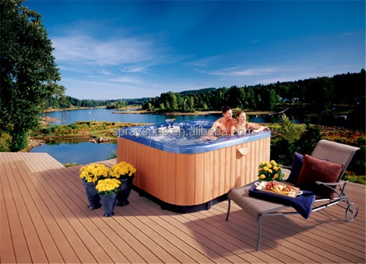 factory OEM ODM 6 person outdoor jacuzziing function whirlpool bathtub hot tub spa