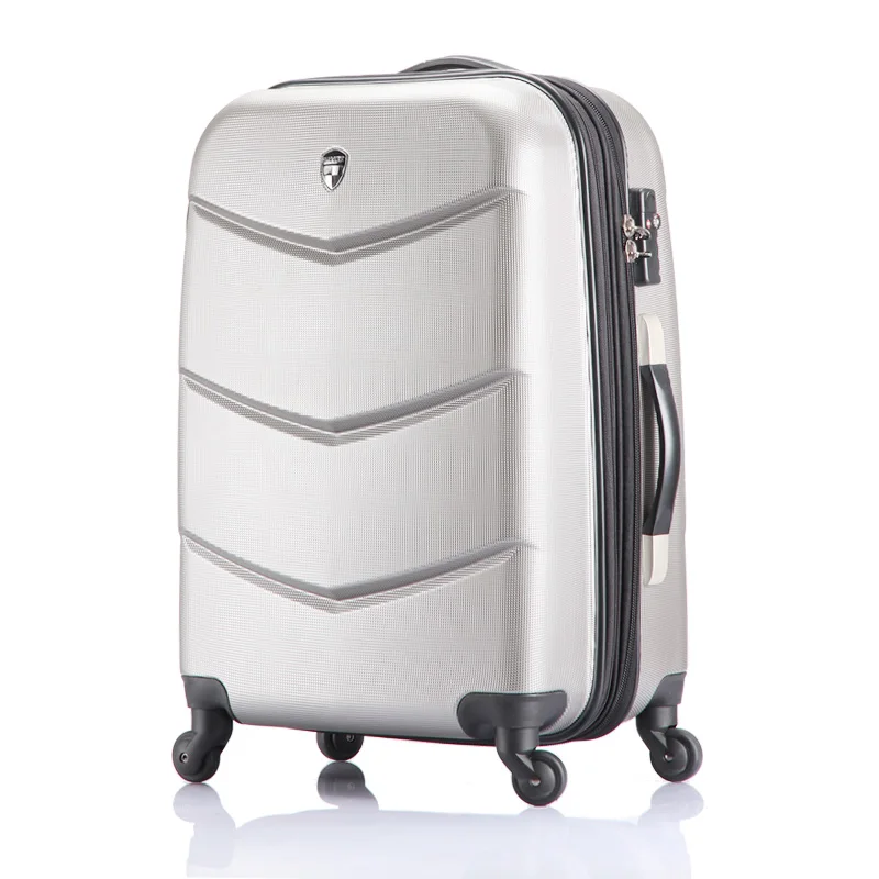 100% polycarbonate airport luggage smart trolley with full aluminum trolley